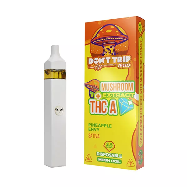 Don't Trip by Dozo Mushroom Extract + THC-A 2.5g Disposable Vape ...