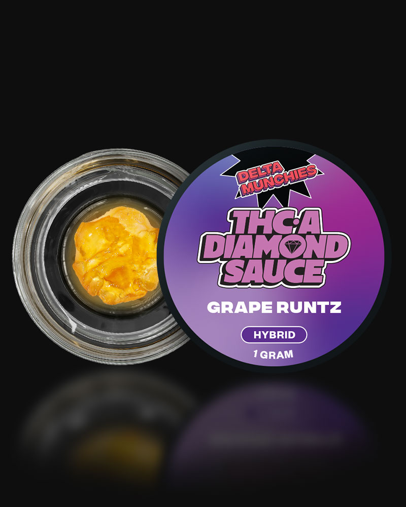 Delta Munchies THCA Diamond Sauce - Sacred Leaf Austin CBD